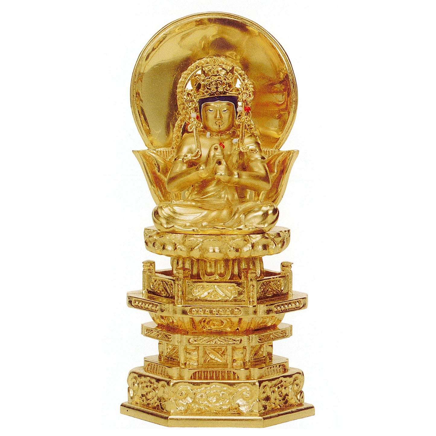 純金中七 大日如来 肌粉