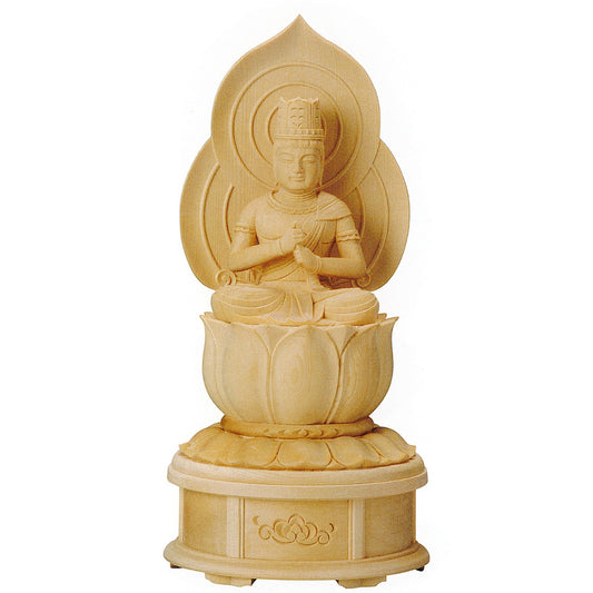 桧木 蓮華台座 大日如来 増台付