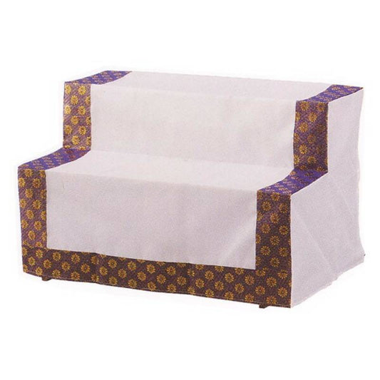 木製盆棚(2.5尺 2段 金襴ドンス付)