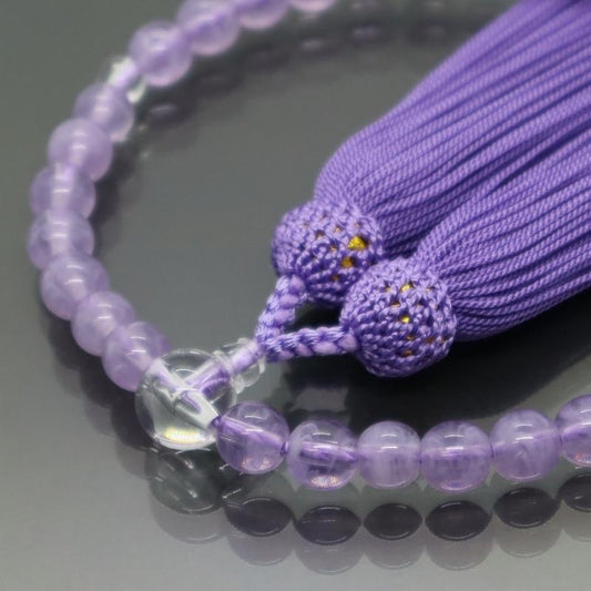 日本製 京念珠 藤雲石調×藤房