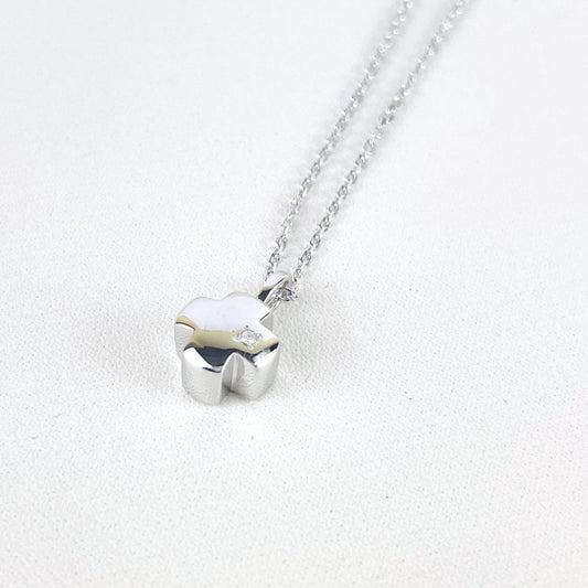 Soul Jewelry - ソウルジュエリー -グリーククロス シルバー925 Dia 0.01ct