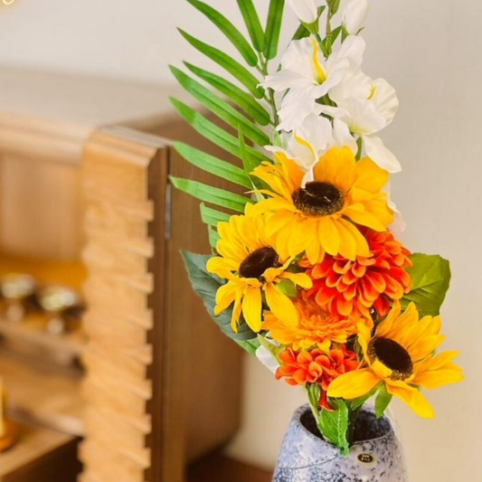 造花 メモリアルブーケ ひまわり - artificial flower -