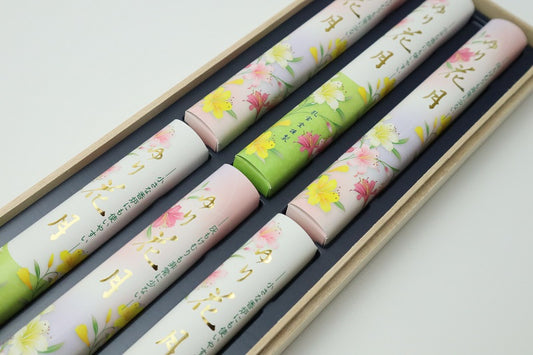 孔官堂の煙が少ないお線香 ゆり花月 桐箱6束入り