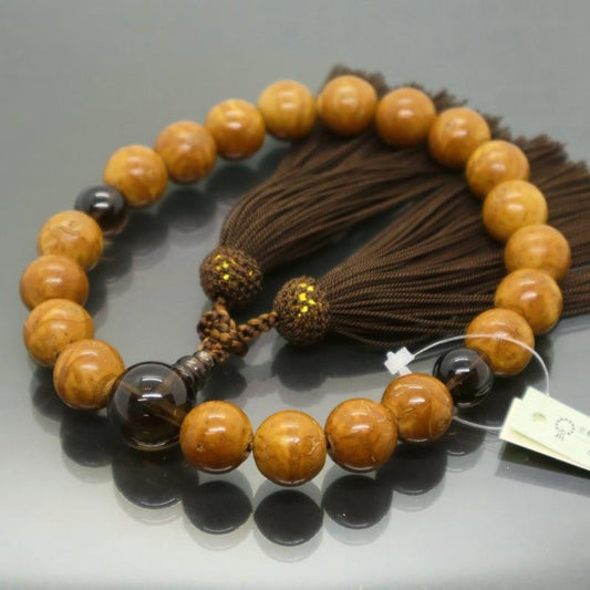 日本製 京念珠 鳳眼菩提樹×煙茶房