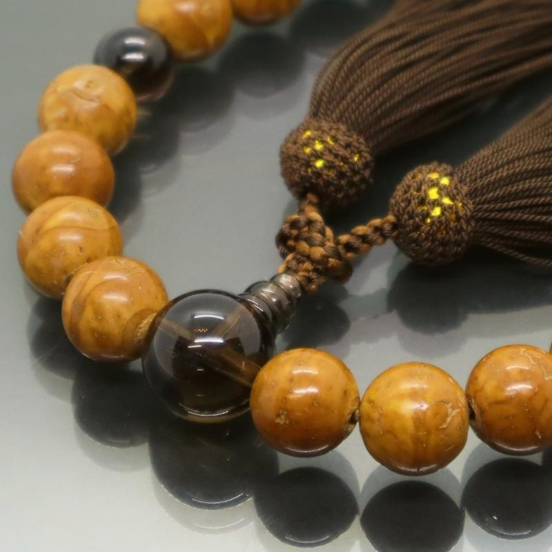 日本製 京念珠 鳳眼菩提樹×煙茶房