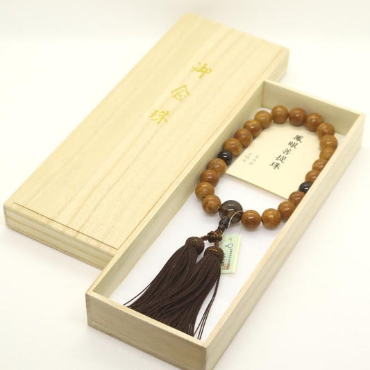 日本製 京念珠 鳳眼菩提樹×煙茶房