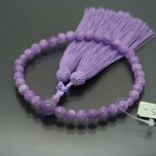 日本製 京念珠 藤雲石×藤房