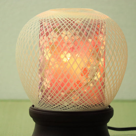 灯籠_花まゆ 1号(桜) 白色LED