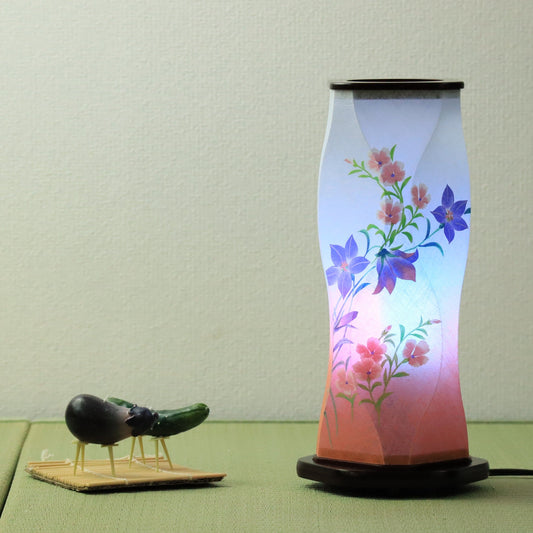行灯_花梨 2号(桔梗) レインボーLED
