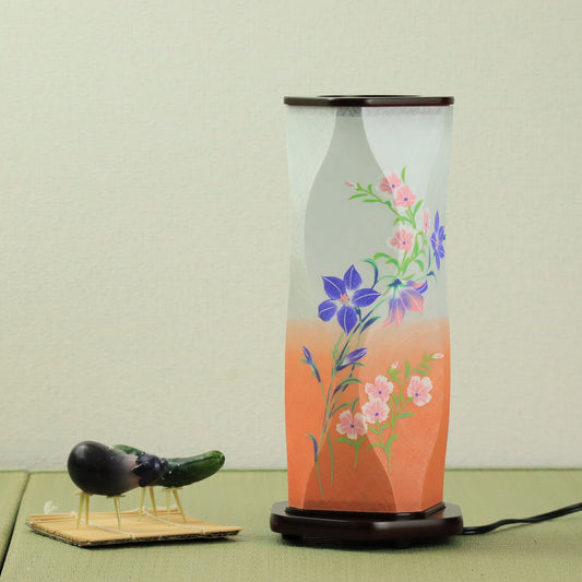 【行灯】 花梨 2号(桔梗) 白色LED