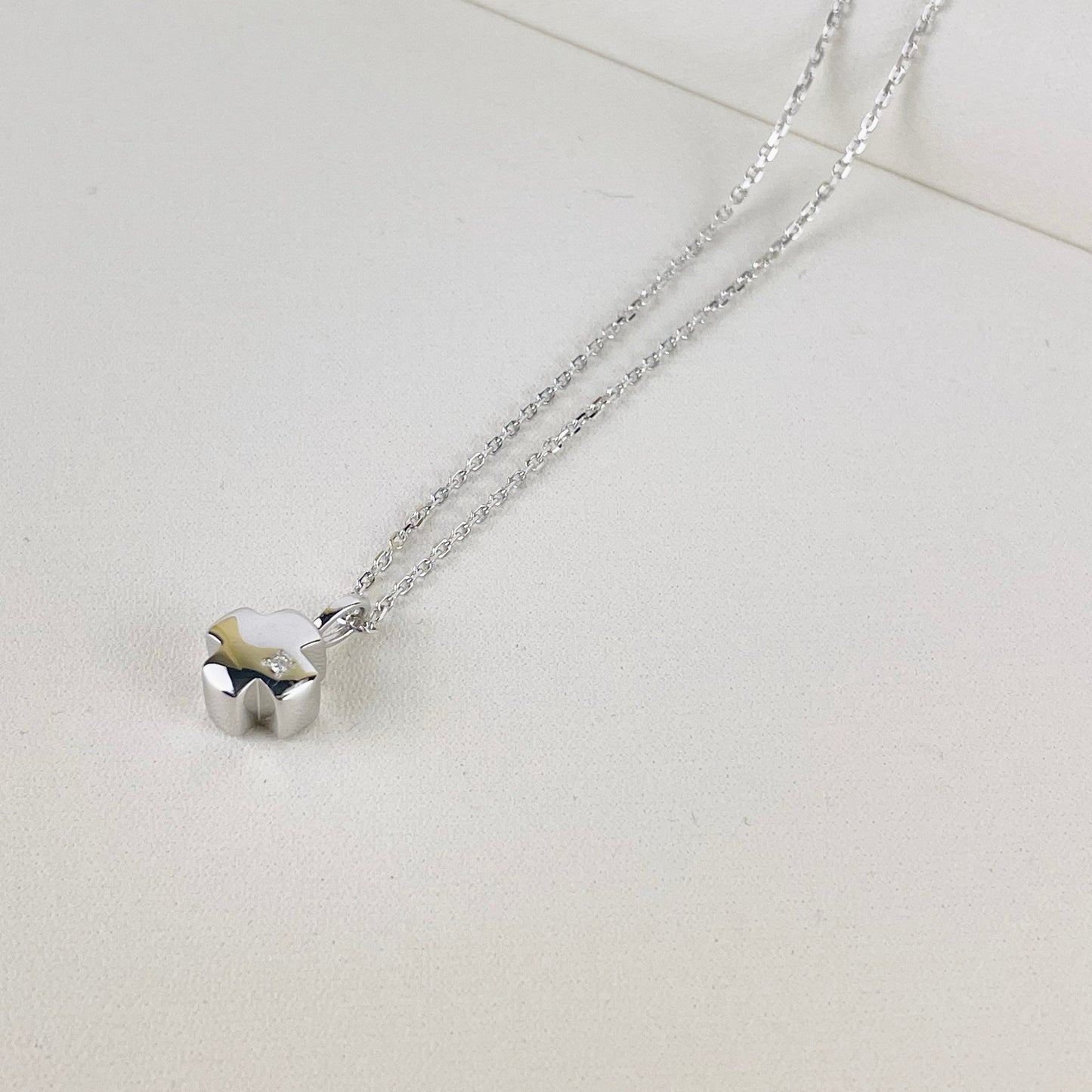 Soul Jewelry - ソウルジュエリー -グリーククロス シルバー925 Dia 0.01ct