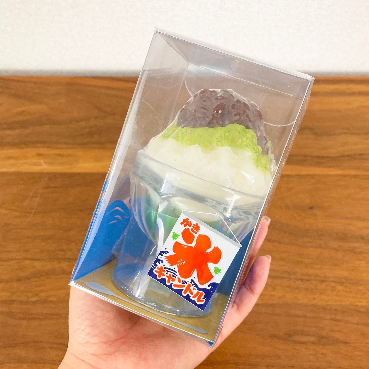 かき氷 キャンドル ( イチゴ・宇治金時 ) - Shaved Ice Candle -
