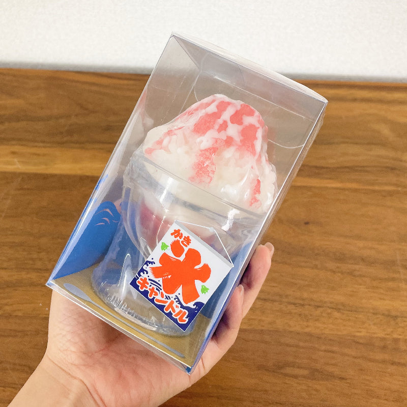 かき氷 キャンドル ( イチゴ・宇治金時 ) - Shaved Ice Candle -