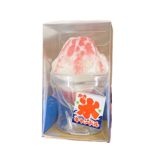 かき氷 キャンドル ( イチゴ・宇治金時 ) - Shaved Ice Candle -