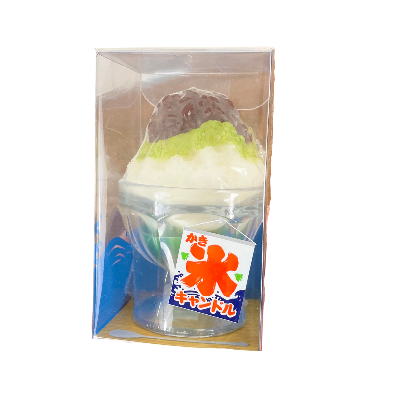 かき氷 キャンドル ( イチゴ・宇治金時 ) - Shaved Ice Candle -