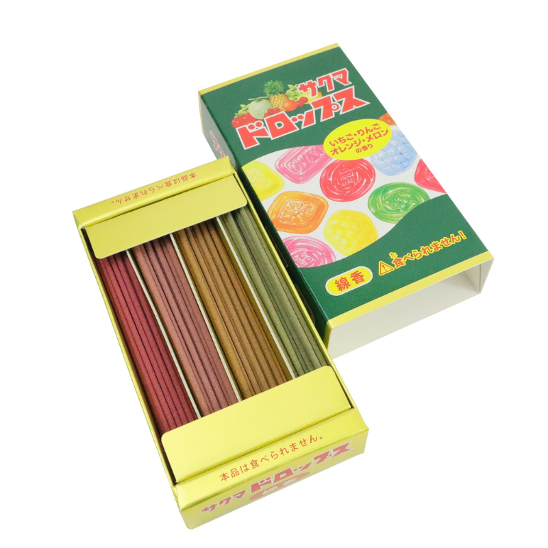 サクマドロップス ミニ寸線香