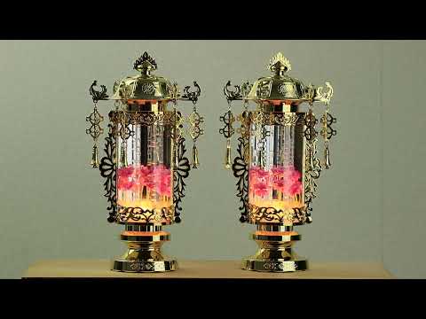 【霊前灯】5号バブル灯 クリア ヨークラ付