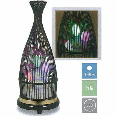 竹行灯 _繭の灯り(タメ色)