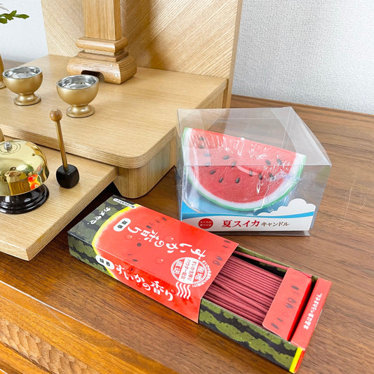 すいか ミニ寸線香 - Watermelon scented mini incense